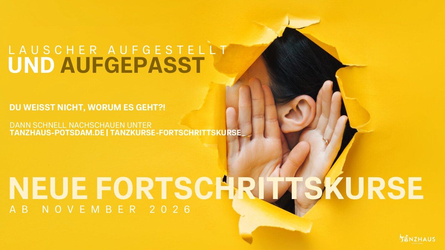 Ich glaub', es geht schon wieder los