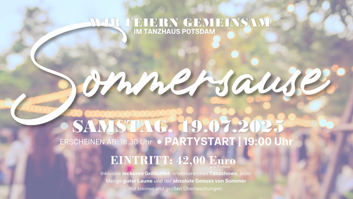 Samstag 19. Juli 2025 | 18:30 - 01:00 Uhr